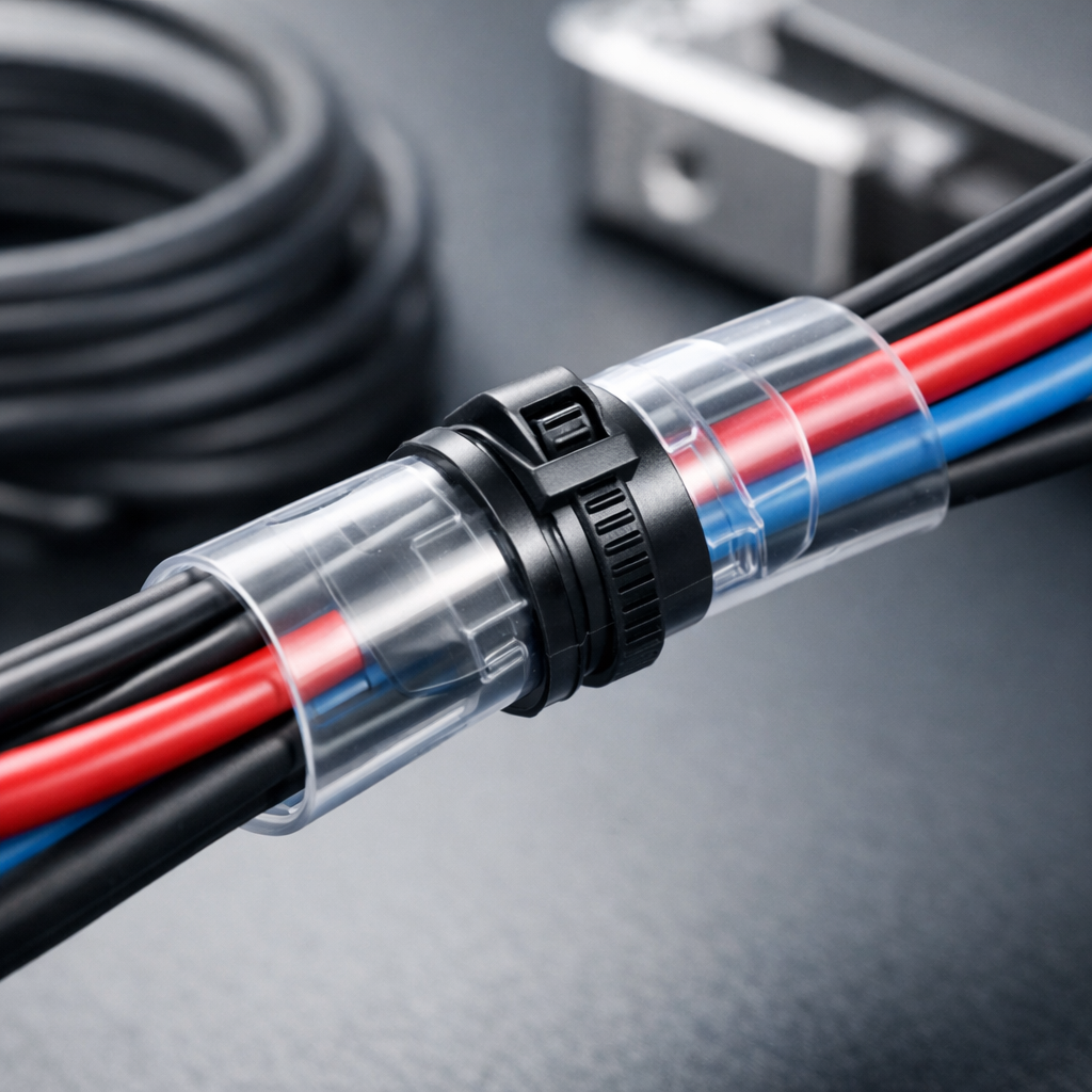 Illustration of ZipWrap securing cables